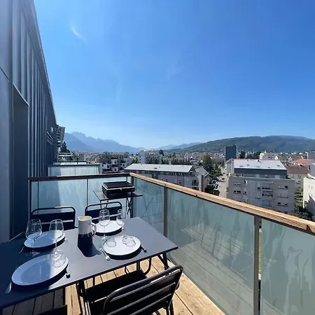 L'urban - Parc, Centre, Parking & Balcon Avec Vue! * Annecy