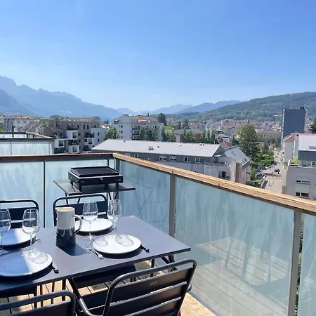 Apartment L'urban - Parc, Centre, Parking & Balcon Avec Vue! Annecy